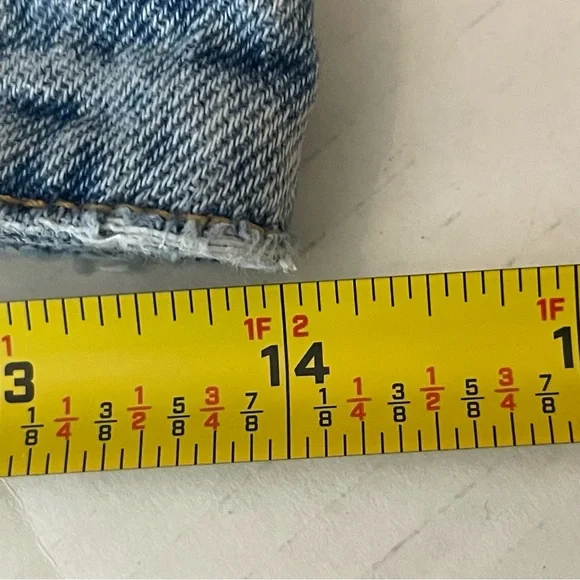 Zara Blue High Rise Cargo Jeans Size 4 - Picture 8 of 10